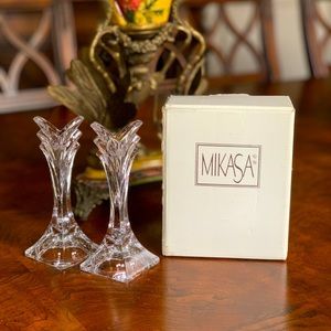 SALE!Mikasa Crystal CandlesticksSALE!!